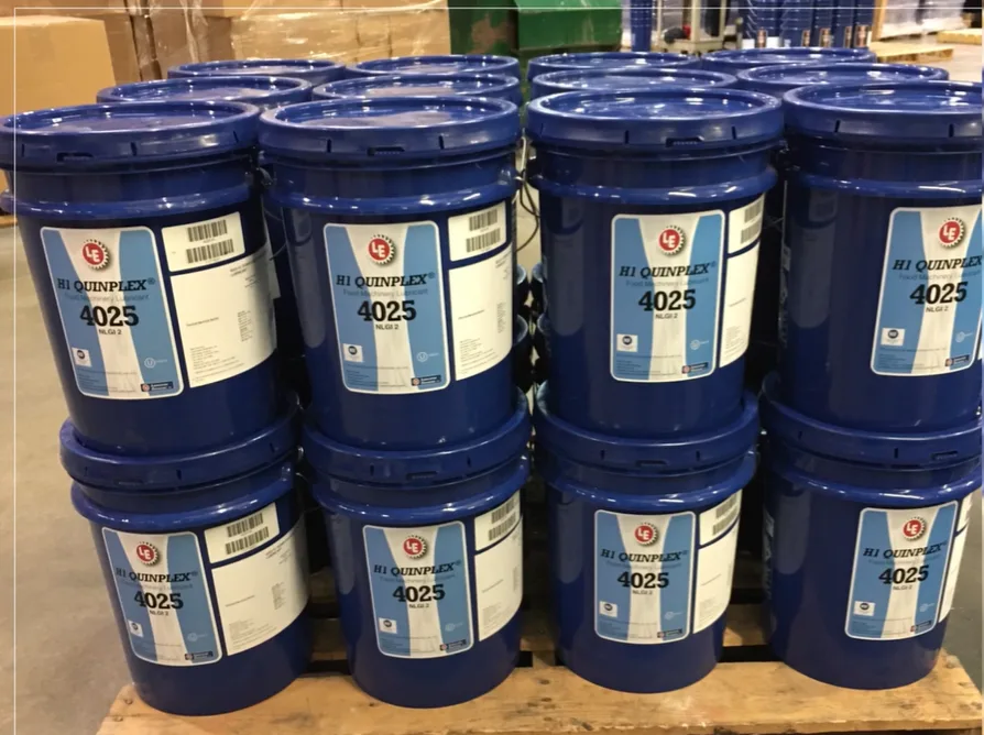 Óleo LE 4025 H1 Quinplex High Temperature Lubricant Lubrication Engineers — Distribuidor Synthoil Brasil